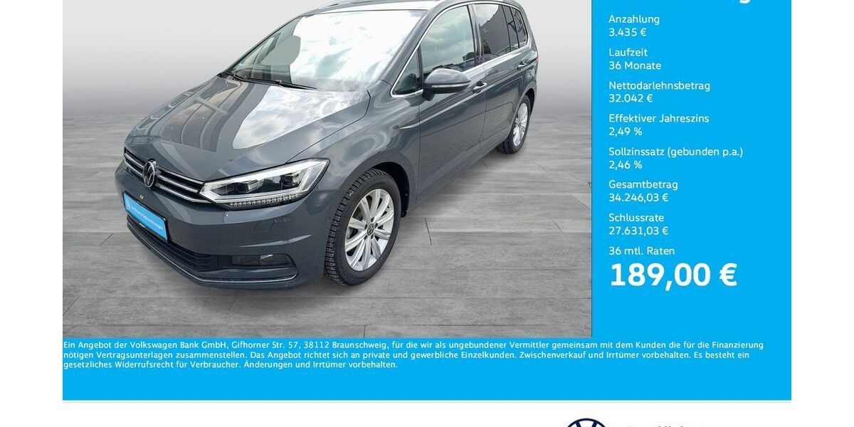 VW Touran 18.987 km 35.444 &euro; Bergkamen 59192