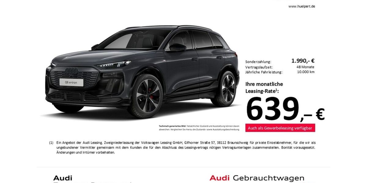Audi Q6 e-tron 17.174 km 71.631 &euro; Dortmund 44143