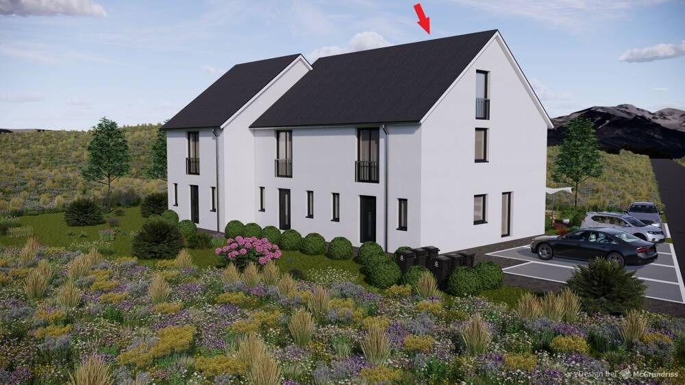 Modernes Reihenendhaus - Neubau - Garage - Terrasse - Garten - Wintergarten - 4 zimmer