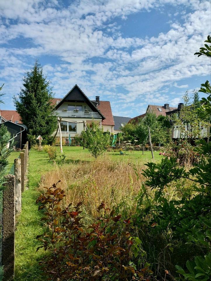 Teilsaniertes Einfamilienhaus auf großem Grundstück
