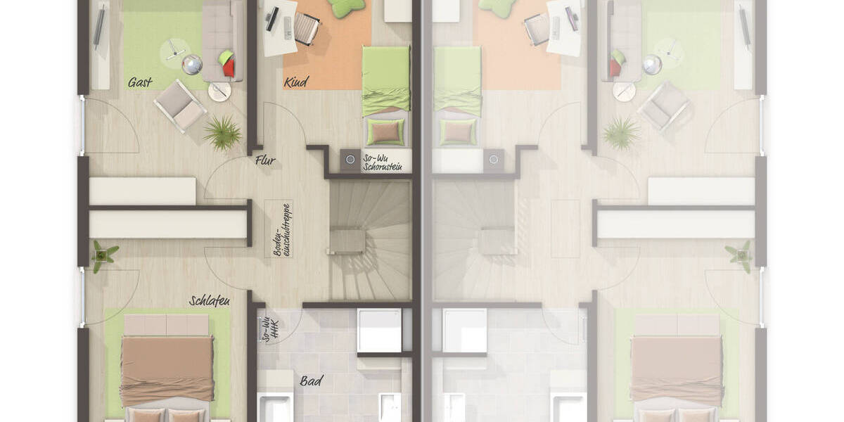 Mehrfamilienhaus, Wohnhaus Bönen Bramey-Lenningsen - 4 Zimmer, 125 m&sup2;, 387.971&euro; | Angebot:25681214