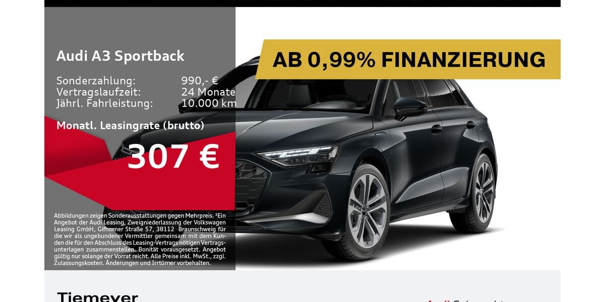 Audi A3 2.791 km 36.720 &euro; Bochum 44809