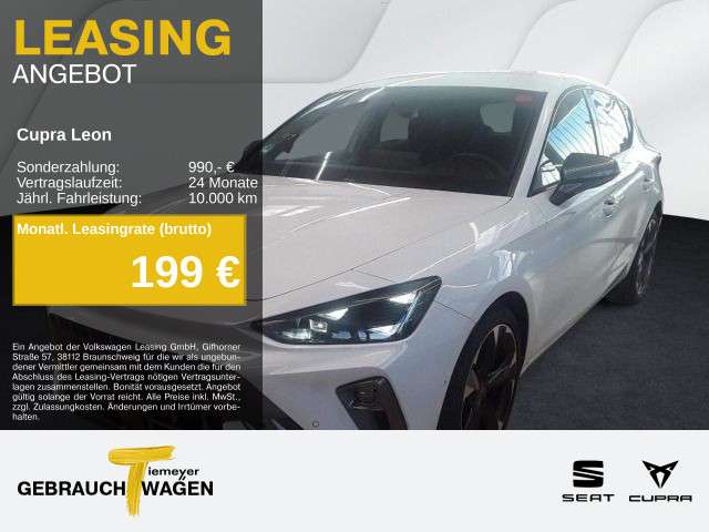 Cupra Leon 22.305 km 28.910 € Recklinghausen 45663