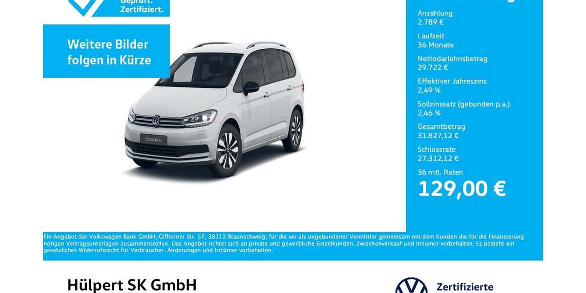 VW Touran 24.477 km 31.933 &euro; Bergkamen 59192
