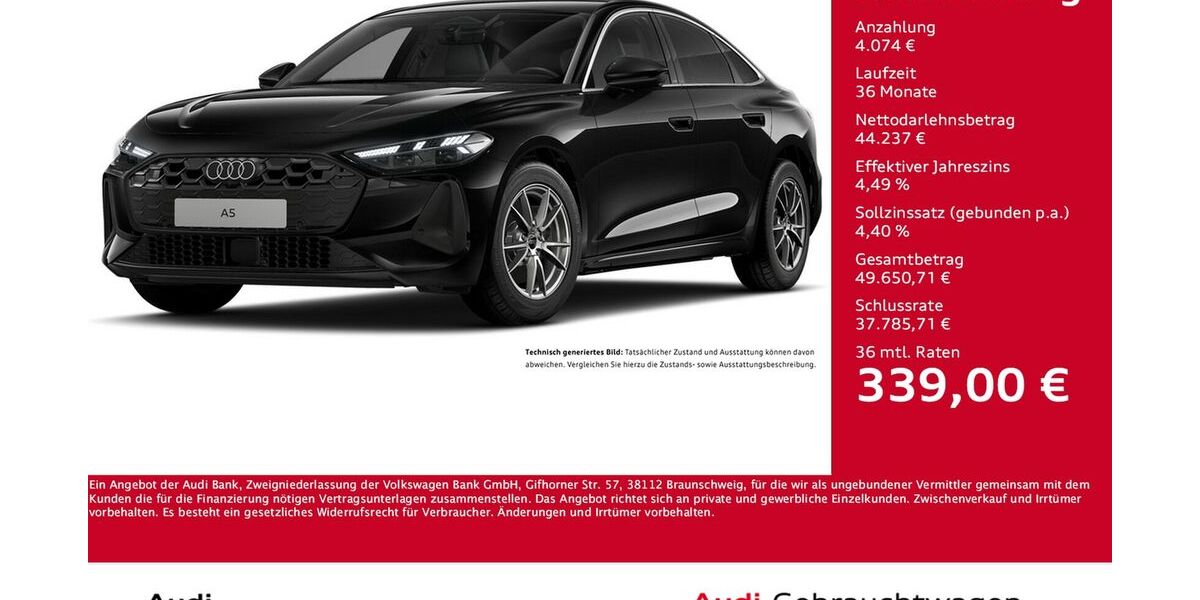 Audi A5 19.721 km 48.311 &euro; Dortmund 44143
