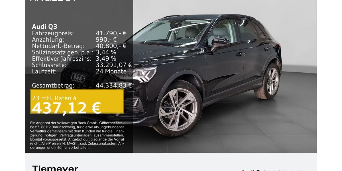 Audi Q3 8.485 km 41.590 &euro; Bochum 44809