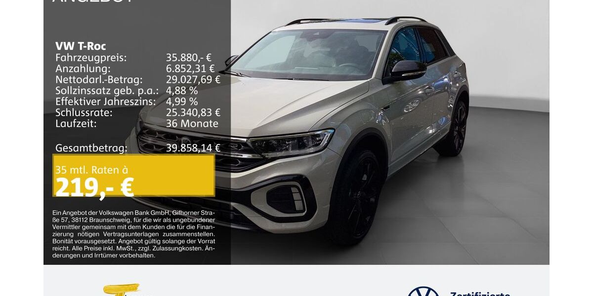 VW T-Roc 4.999 km 32.920 &euro; Gelsenkirchen 45888
