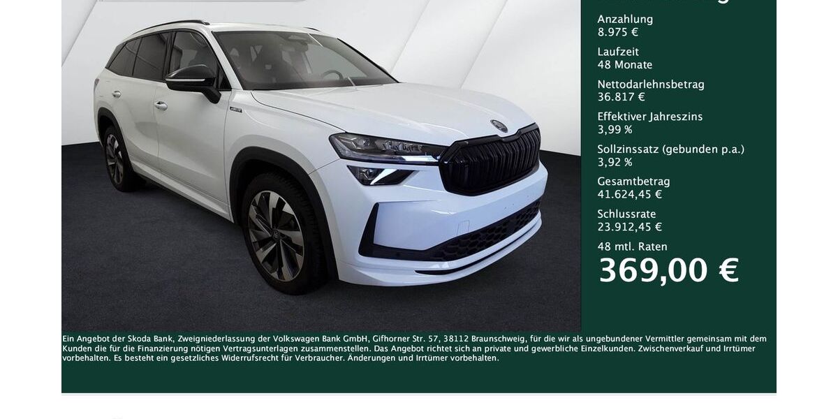 Skoda Kodiaq 7.052 km 45.613 &euro; Dortmund 44269