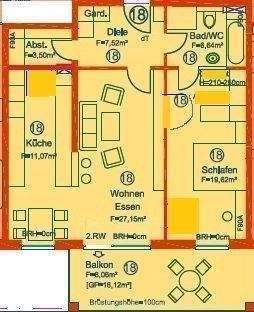 Etagenwohnung Hemer - 2 Zimmer, 83 m&sup2;, 995&euro; | Angebot:26155723