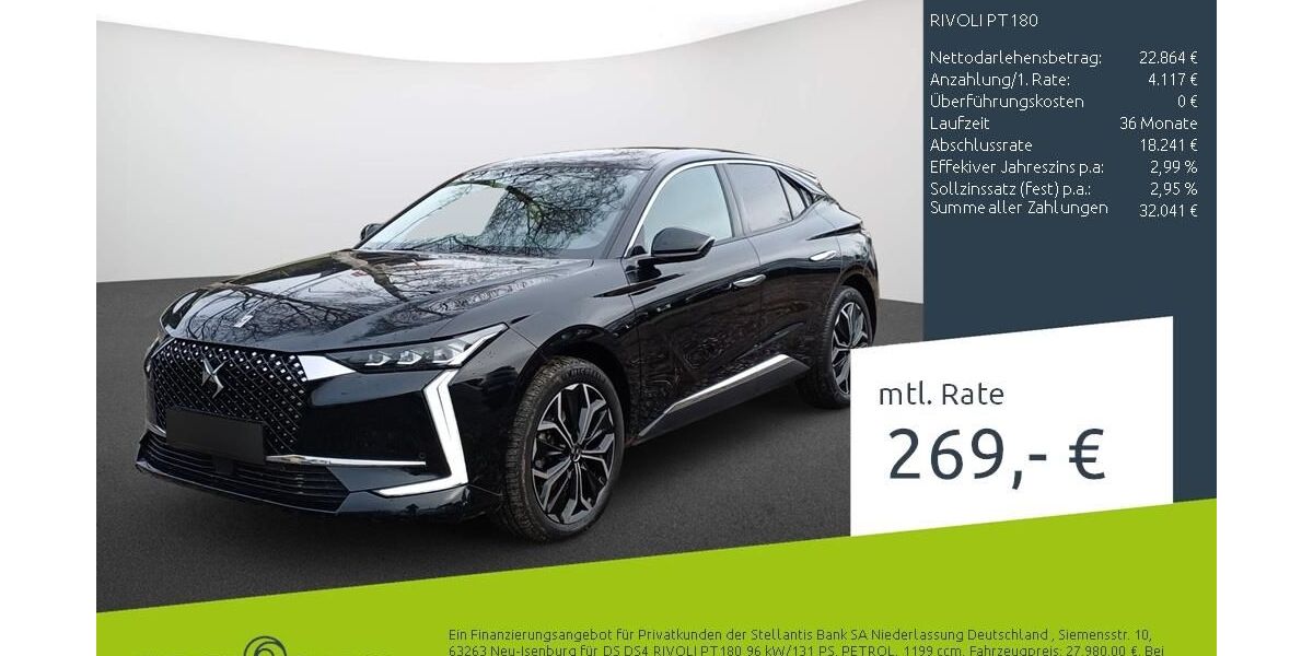 DS Automobiles DS4 29.639 km 24.880 &euro; Dortmund 44263