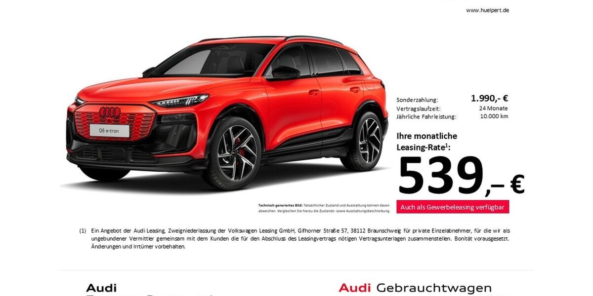 Audi Q6 e-tron 12.053 km 70.838 &euro; Dortmund 44143