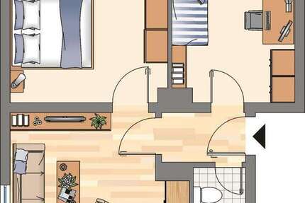 Wohnung zum Mieten in Dortmund 431 € 51.74 m²
