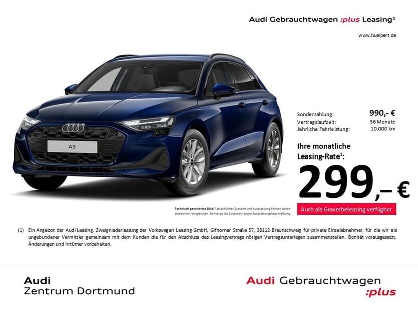 Audi A3 8.740 km 34.811 € Dortmund 44143