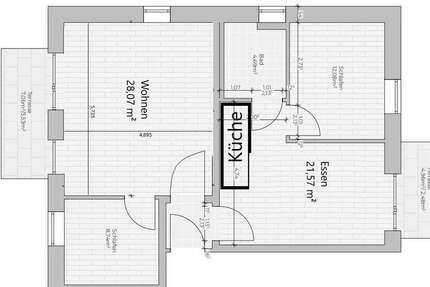 Wohnung zum Mieten in Dortmund 1.150 € 83 m² 4 zimmer