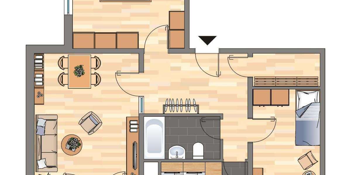 Etagenwohnung Dortmund Grevel - 3 Zimmer, 80 m&sup2;, 643&euro; | Angebot:26583017