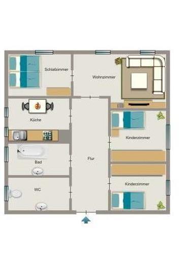 Bringen Sie Ihr Herz mit, es wird sich wohlfühlen! 4 zimmer