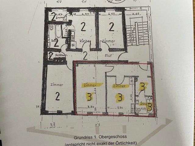 Etagenwohnung Herne Eickel - 2 Zimmer, 53 m&sup2;, 71.000&euro; | Angebot:27441381