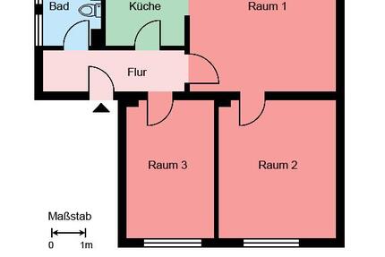 Wohnung Castrop-Rauxel Deinighausen - 3 Zimmer, 58 m&sup2;, 439&euro; | Angebot:26132198