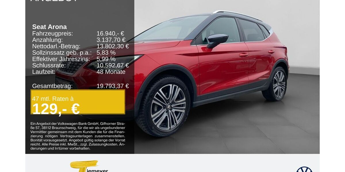 Seat Arona 39.998 km 16.280 &euro; Bochum 44892