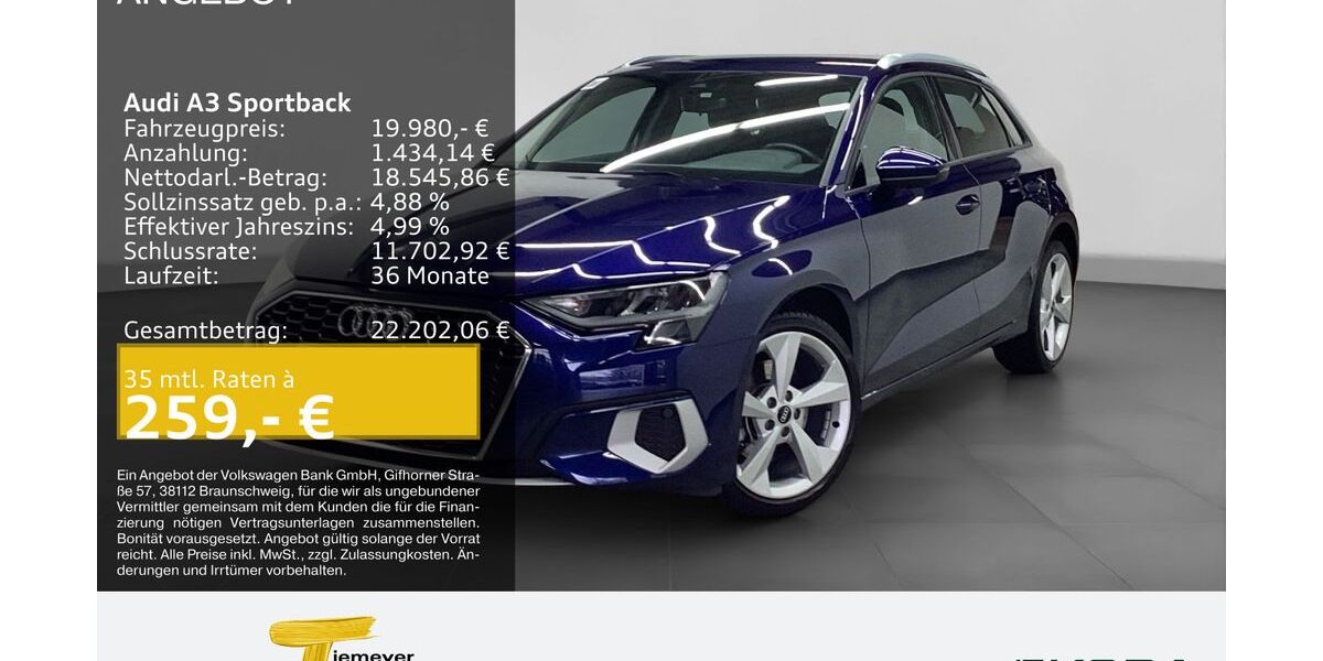 Audi A3 38.679 km 18.980 &euro; Bochum 44809