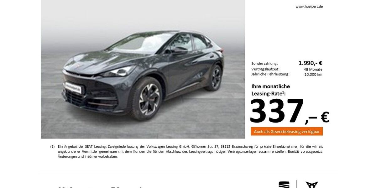 Cupra Tavascan 13.456 km 38.866 &euro; Dortmund 44269