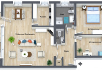3,5 Zimmer Wohnung in Bochum Oberdahlhausen zu vermieten!