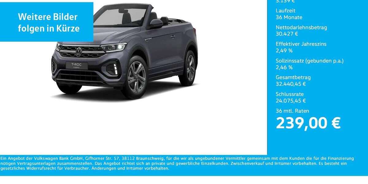 VW T-Roc 17.611 km 33.566 &euro; Dortmund 44141