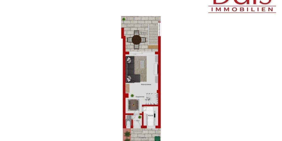 Reihenmittelhaus Waltrop - 5 Zimmer, 113 m&sup2;, 298.500&euro; | Angebot:24794332