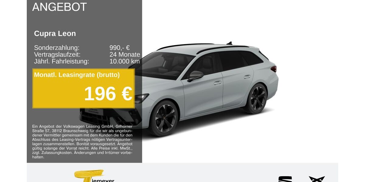 Cupra Leon 11.006 km 30.490 &euro; Hemer 58675