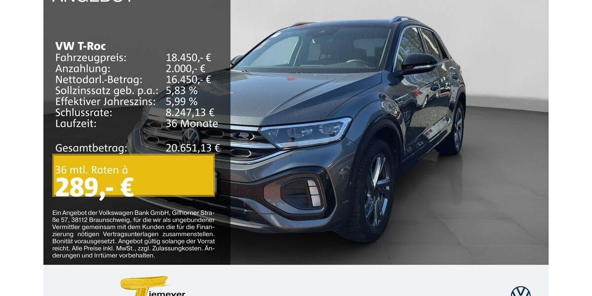 VW T-Roc 47.452 km 18.450 &euro; Recklinghausen 45663