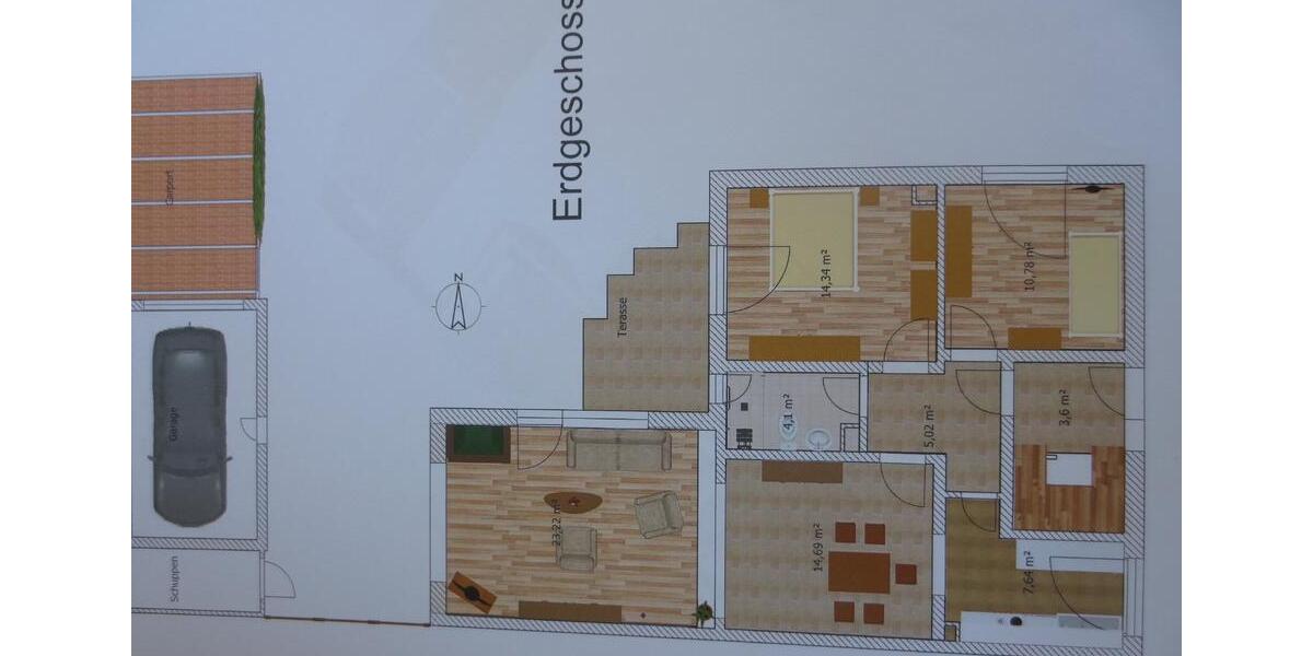 Zweifamilienhaus - ideal geeignet als Zweigenerationenhaus in RE 8 zimmer