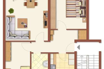 Wohnung Unna Alte Heide - 3 Zimmer, 73 m&sup2;, 129.800&euro; | Angebot:27512417