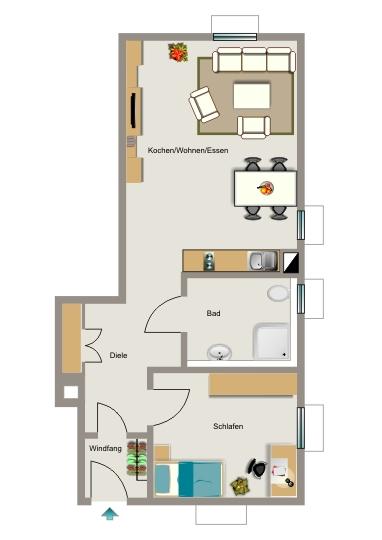 Im besten Alter eine Wohnung bei VIVAWEST - Wohnen ab 60. 2 zimmer