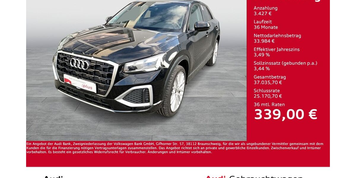 Audi Q2 3.425 km 36.888 &euro; Dortmund 44143