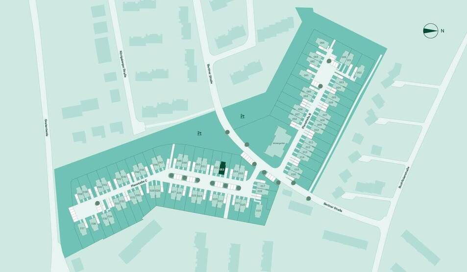 Moderne Doppelhaushälfte mit Garten und Dachstudio 4 zimmer