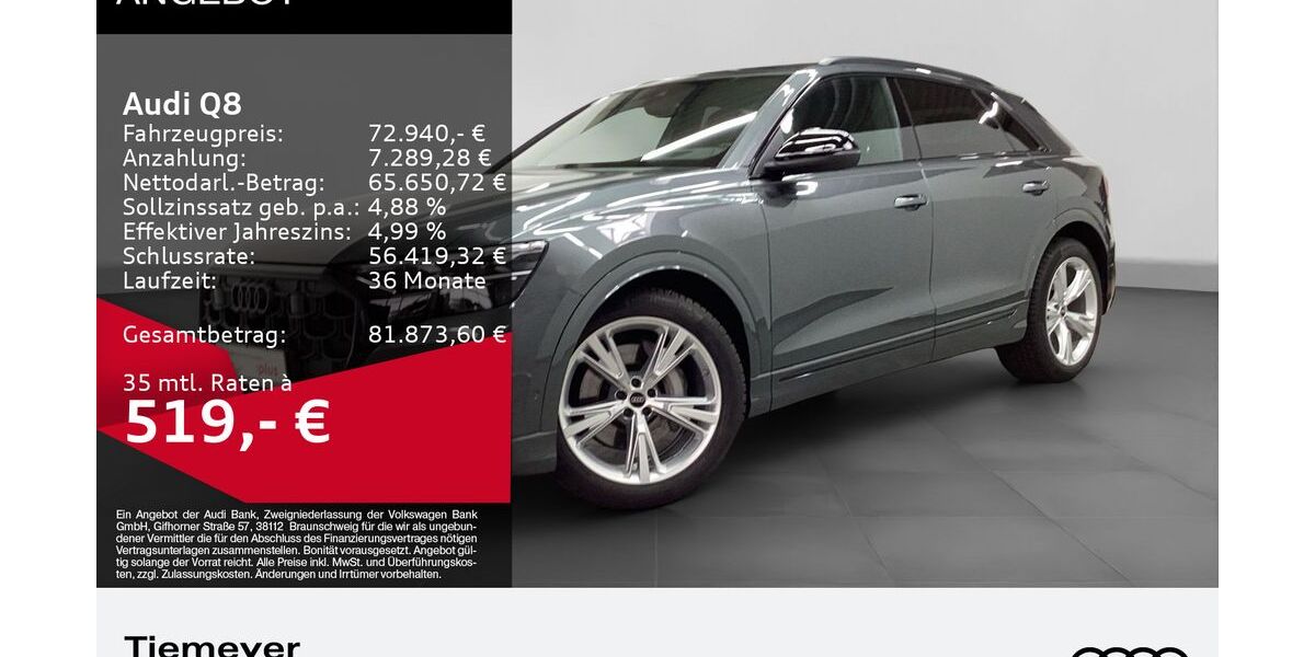 Audi Q8 1.528 km 72.440 &euro; Bochum 44809