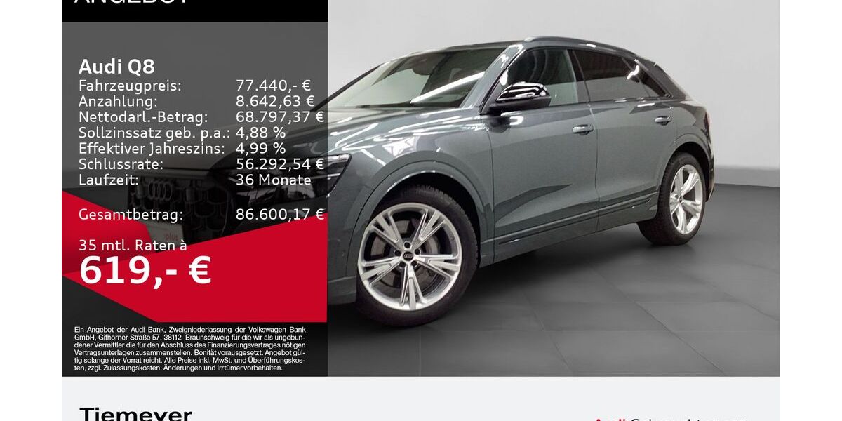 Audi Q8 1.528 km 74.940 &euro; Bochum 44809