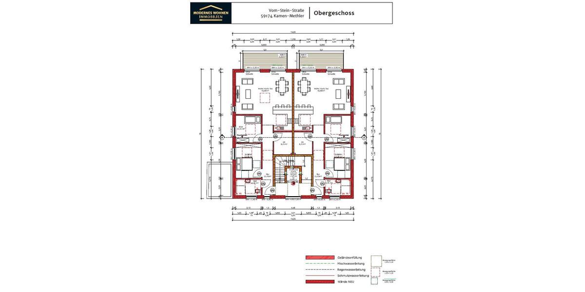 Etagenwohnung Kamen - 3 Zimmer, 95 m&sup2;, 285.000&euro; | Angebot:27465656