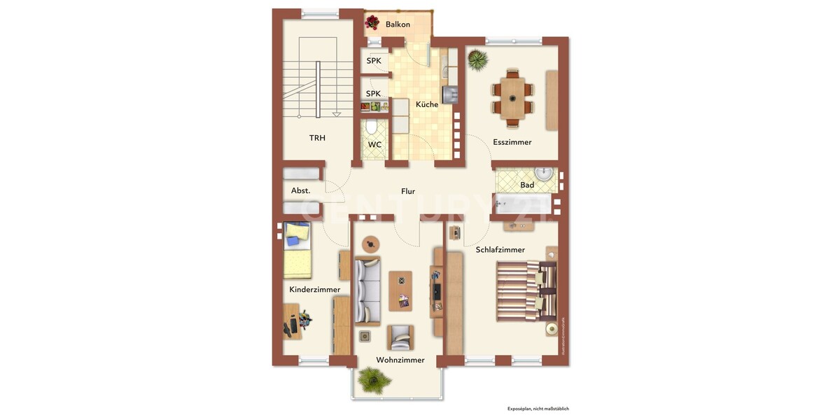 Frisch sanierte 4-Zimmer-Wohnung mit Balkon im beliebten Dortmunder Kaiserviertel - Etagenwohnung Dortmund Innenstadt Ost | Angebot:26738720