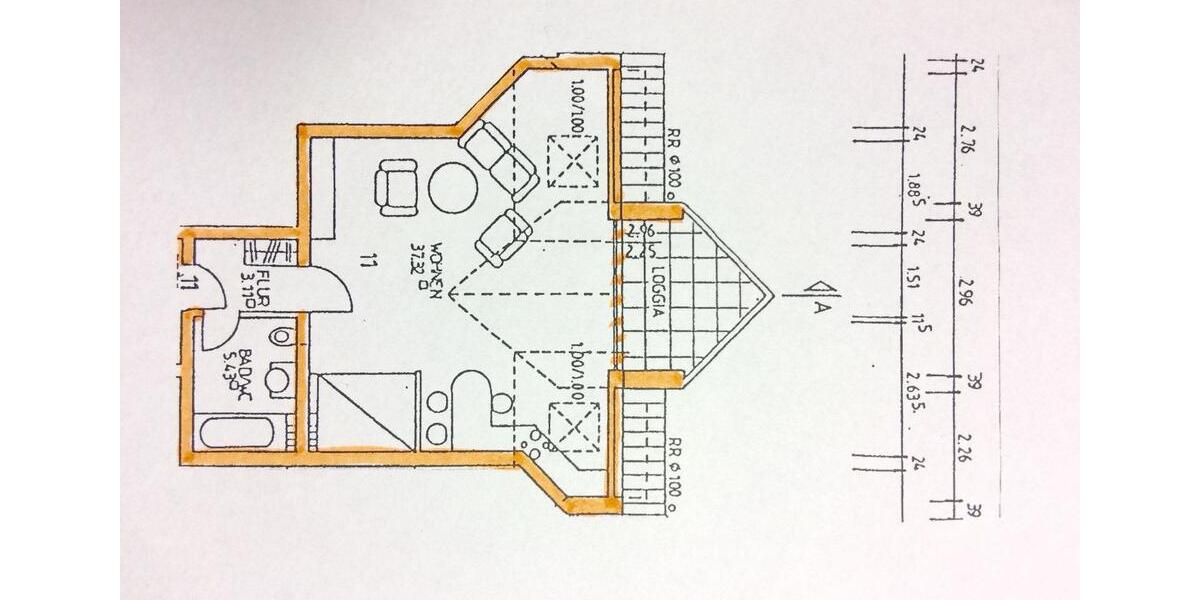 Dachgeschoßwohnung Lünen Alstedde - 1 Zimmer, 49 m&sup2;, 430&euro; | Angebot:25804021