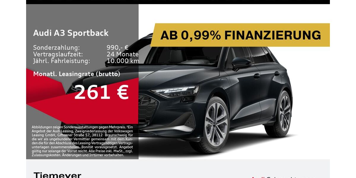 Audi A3 7.458 km 35.860 &euro; Gelsenkirchen 45894