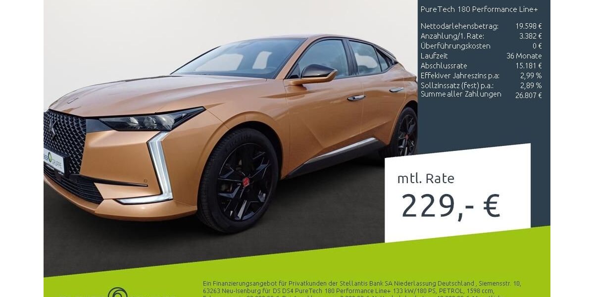 DS Automobiles DS4 46.795 km 21.430 &euro; Dortmund 44263