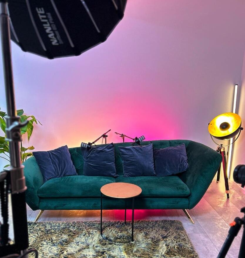 Podcast Studio Raum Video Studio Videoproduktion zimmer
