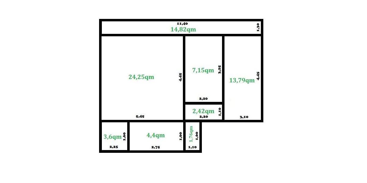 Dachgeschoßwohnung Unna - 2 Zimmer, 61 m&sup2;, 70.000&euro; | Angebot:26955711