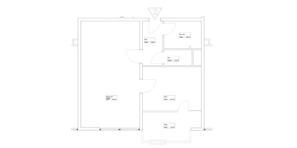 Etagenwohnung Herne Wanne-Bickern - 1 Zimmer, 48 m&sup2;, 385&euro; | Angebot:23217277
