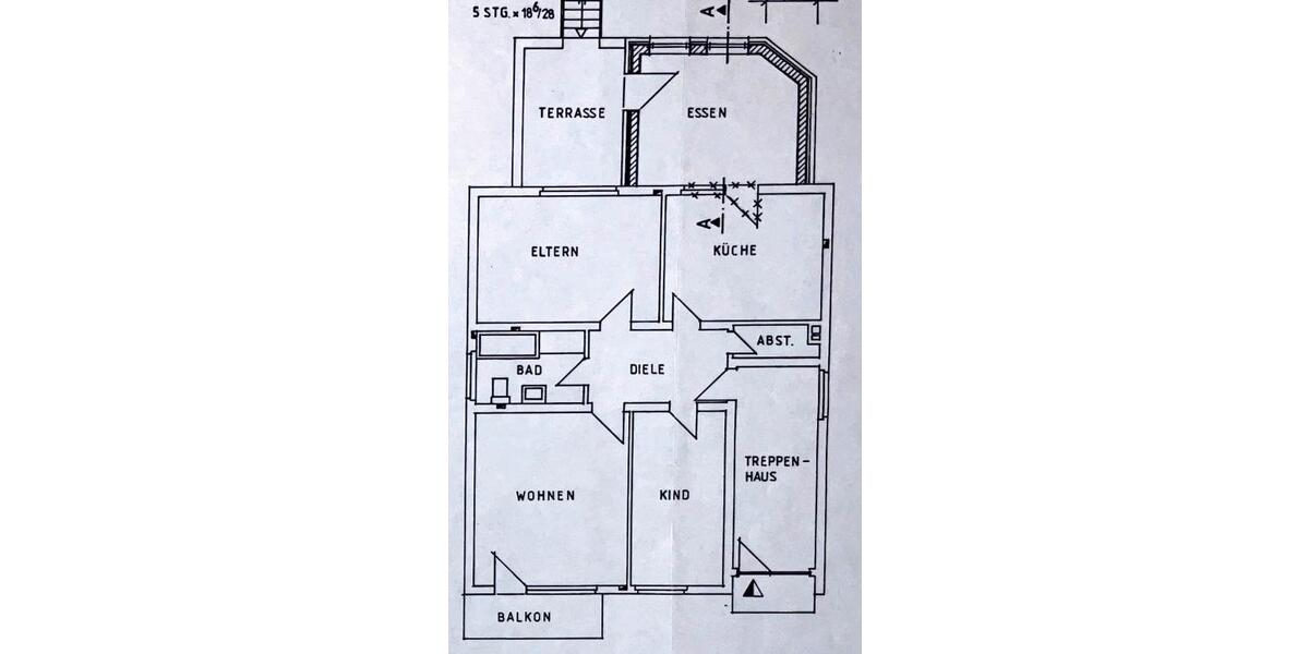 Erdgeschoßwohnung Recklinghausen Grullbad - 3.5 Zimmer, 105 m&sup2;, 1.200&euro; | Angebot:25349121