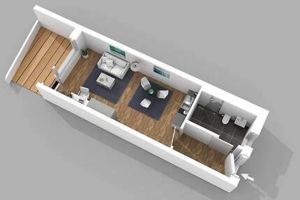 Wohnung Dortmund Brackel - 1 Zimmer, 40 m&sup2;, 584&euro; | Angebot:26507190