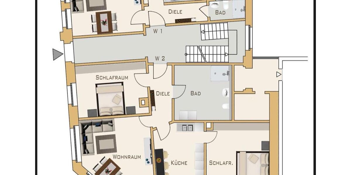 Erdgeschoßwohnung Ennepetal - 3 Zimmer, 84 m&sup2;, 650&euro; | Angebot:26435856
