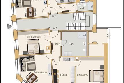 Wohnung Ennepetal - 3 Zimmer, 84 m&sup2;, 650&euro; | Angebot:26435856