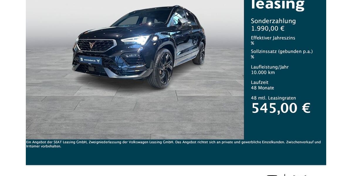 Cupra Ateca 1.990 km 51.333 &euro; Dortmund 44269